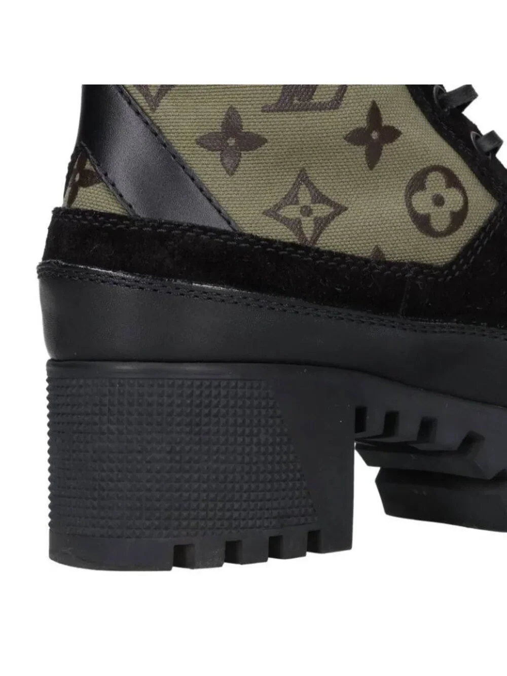 Louis Vuitton Laureate Line Monogram Platform Boots